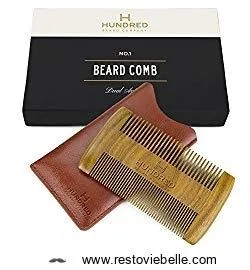 dual action beard comb perfect for balm and oil