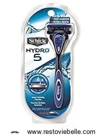 schick hydro 5 razor for men with flip trimmer