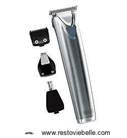 Wahl Stainless Steel Lithium Ion Beard and Nose Trimmer for Men