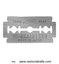 feather hi stainless platinum double edge razor blades