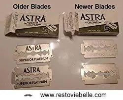 astra platinum double edge safety razor blades 1