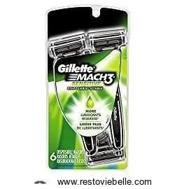 gillette mach3 mens disposable razor