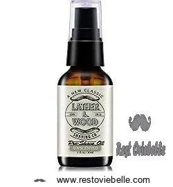 lather wood pre shave oil