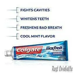 Colgate Max Fresh Toothpaste with Breath Strips 1