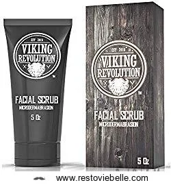 Viking Revolution Microdermabrasion Face Scrub for Men