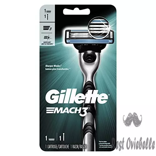gillette mach3 mens razor handle 1 blade refill
