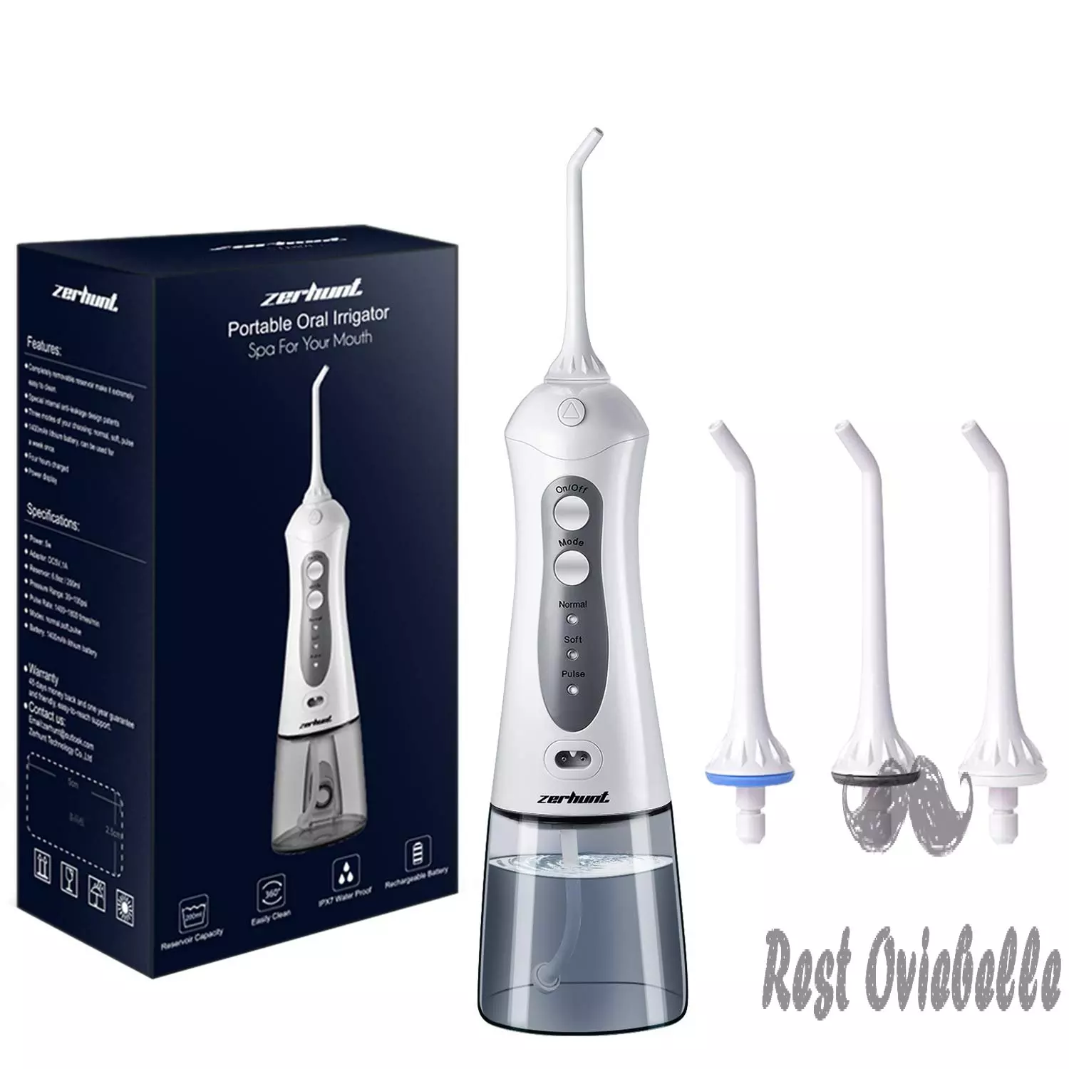 Zerhunt Professional Cordless Water Flosser Oral Irrigator