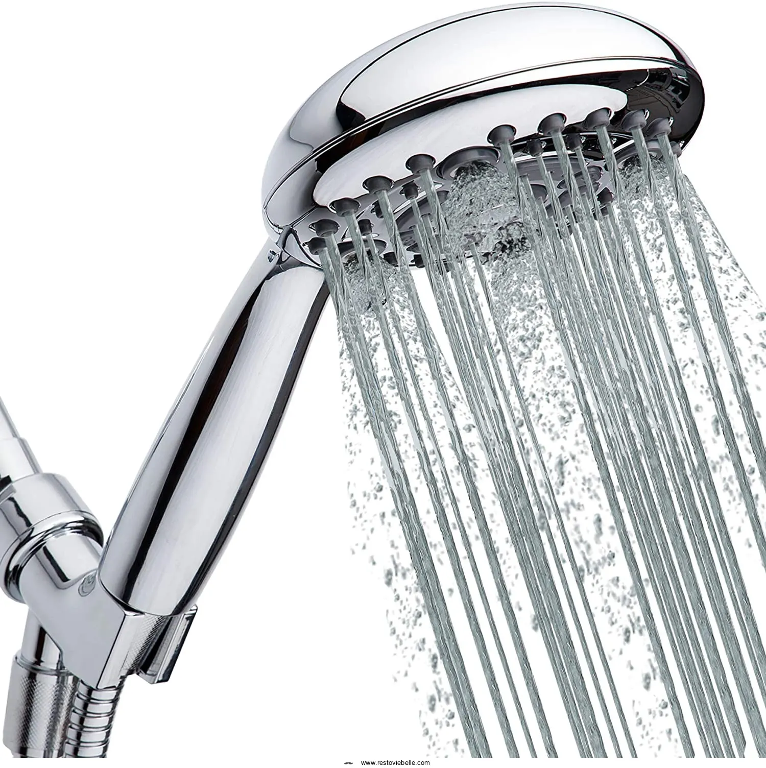High Pressure Handheld Shower Head 6 Setting B07KZVKTDG