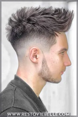 Spiky Quiff Fade