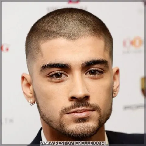 Buzz Cut for Oval Faces Men
