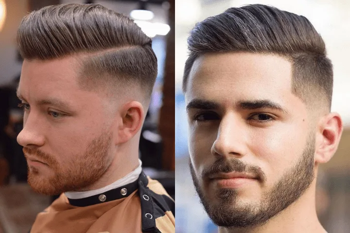 Side Part for Oval Faces with Men