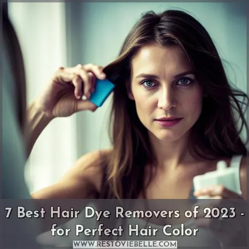 best hair dye removers