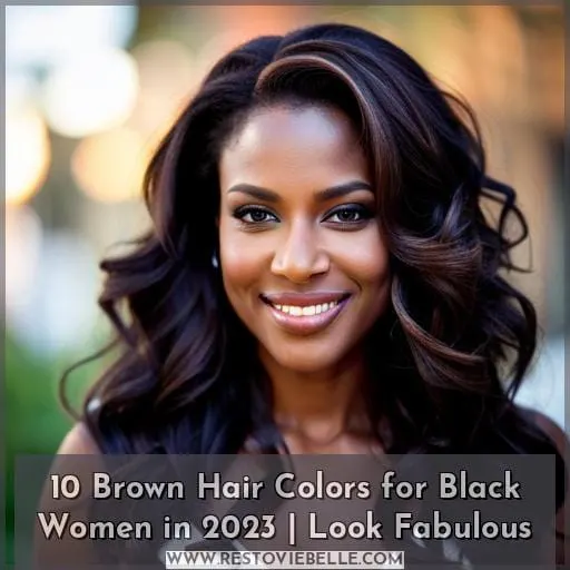 brown hair colors for black women