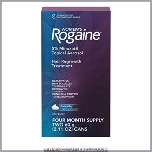 Rogaine Women's 5% Minoxidil Foam,
