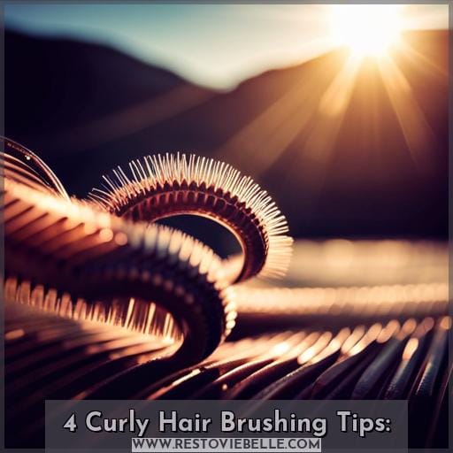 4 Curly Hair Brushing Tips: