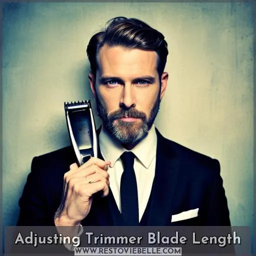 Adjusting Trimmer Blade Length
