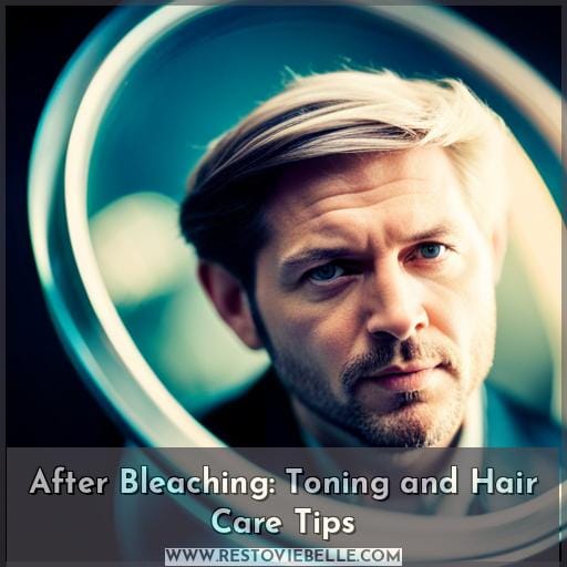 After Bleaching: Toning and Hair Care Tips