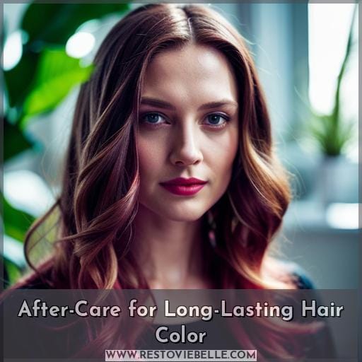 After-Care for Long-Lasting Hair Color