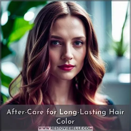 After-Care for Long-Lasting Hair Color