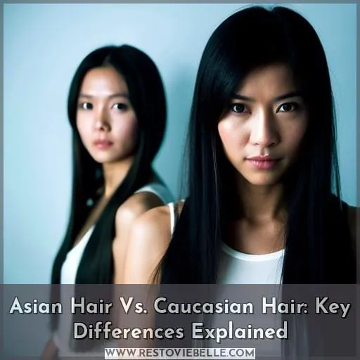 asian hair vs caucasian hair