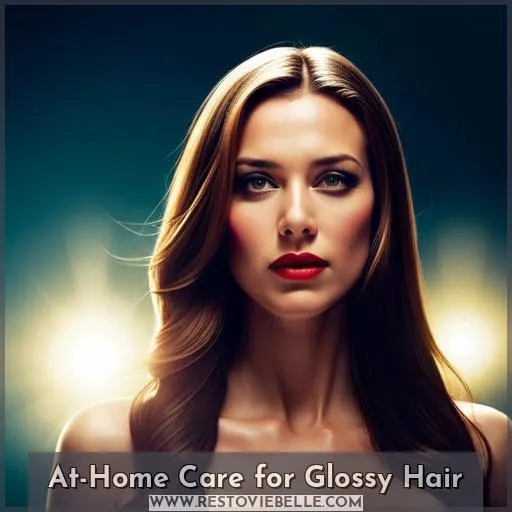At-Home Care for Glossy Hair