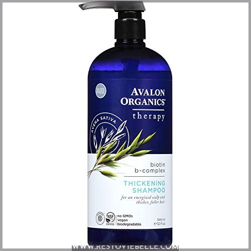 Avalon Organics Therapy Thickening Shampoo,