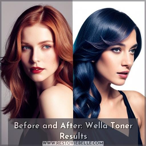 Before and After: Wella Toner Results