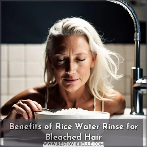 Benefits of Rice Water Rinse for Bleached Hair
