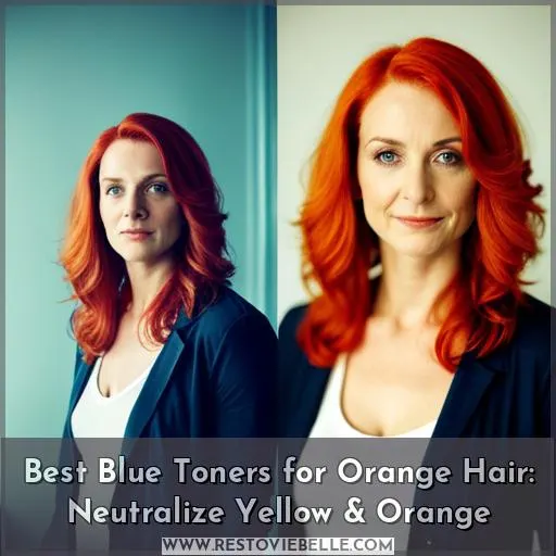 best blue toner for orange hair