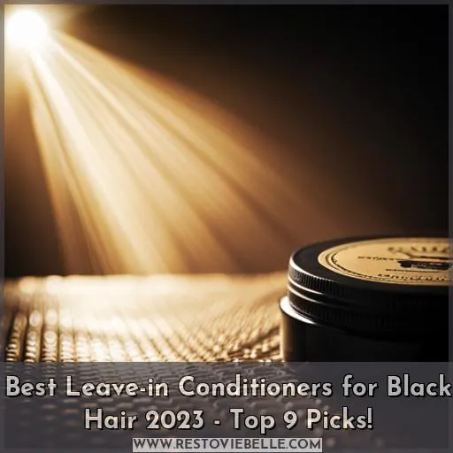 best leave in conditioner for black hair