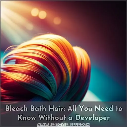 bleach bath recipe hair without a developer