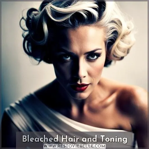 Bleached Hair and Toning