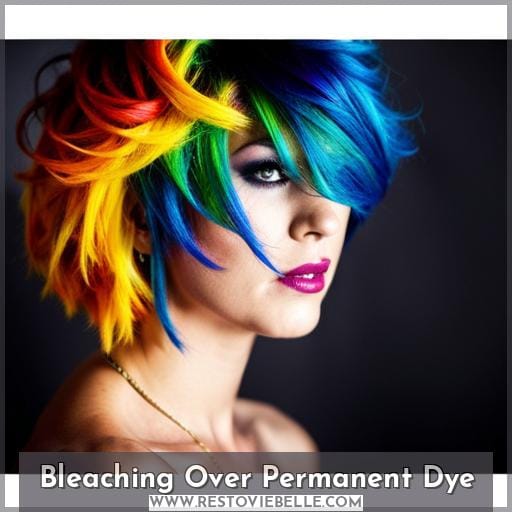 Bleaching Over Permanent Dye