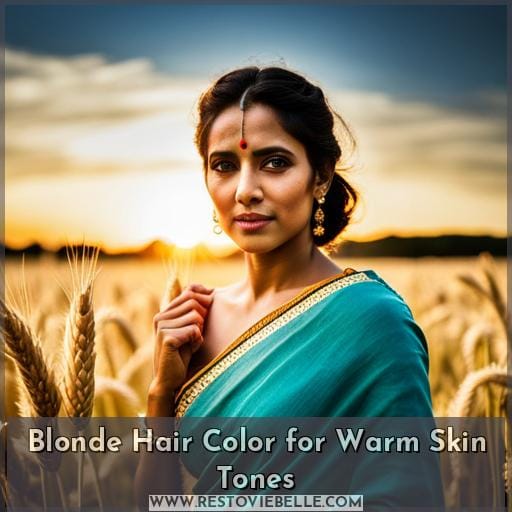 Blonde Hair Color for Warm Skin Tones