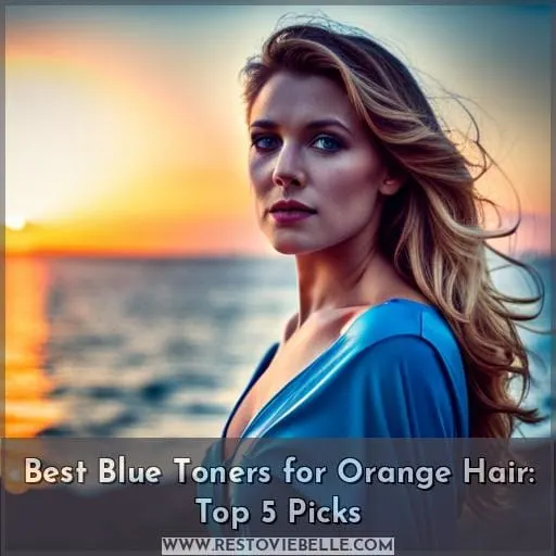 blue toners for orange hair
