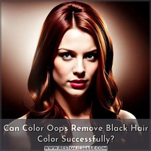 Can Color Oops Remove Black Hair Color Successfully