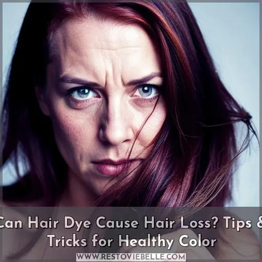 can hair dye cause hair loss