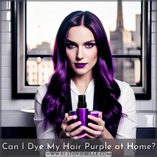 Can I Dye My Hair Purple at Home