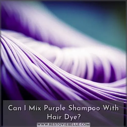 Can I Mix Purple Shampoo With Hair Dye