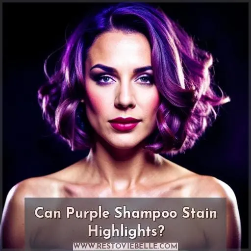 Can Purple Shampoo Stain Highlights