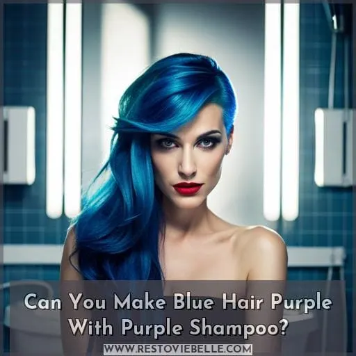 Can You Make Blue Hair Purple With Purple Shampoo