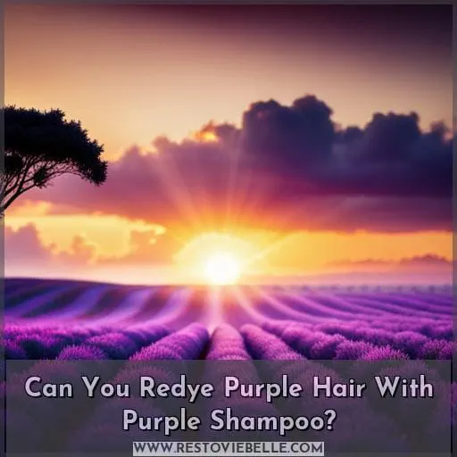 Can You Redye Purple Hair With Purple Shampoo
