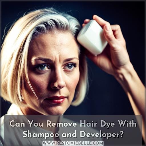 Can You Remove Hair Dye With Shampoo and Developer