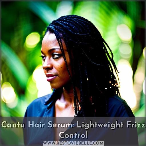 Cantu Hair Serum: Lightweight Frizz Control