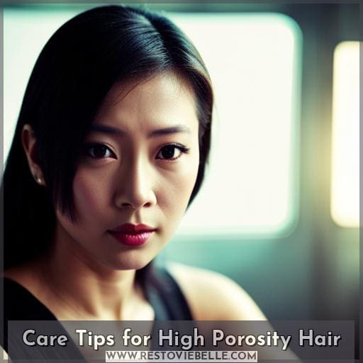 Care Tips for High Porosity Hair