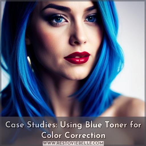 Case Studies: Using Blue Toner for Color Correction