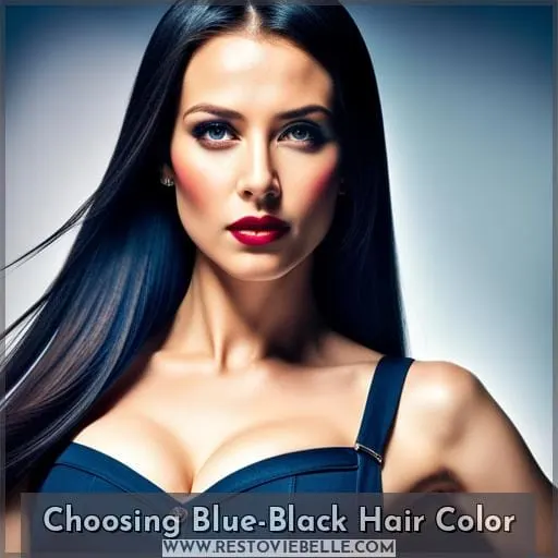 Choosing Blue-Black Hair Color