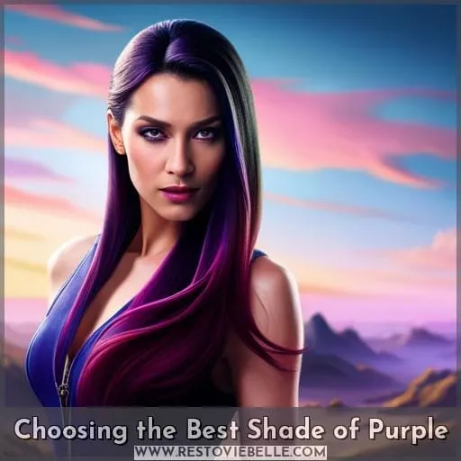 Choosing the Best Shade of Purple