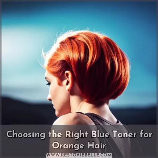 Choosing the Right Blue Toner for Orange Hair