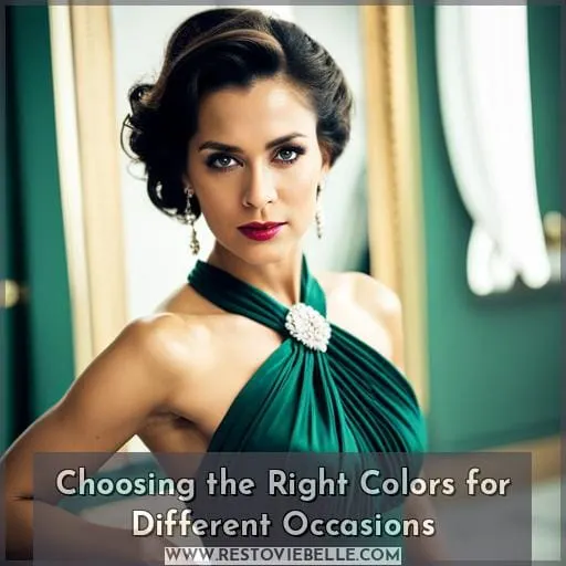 Choosing the Right Colors for Different Occasions